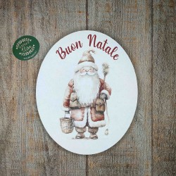 Babbo Buon Natale 28x23 cm la Bottega di Elisa