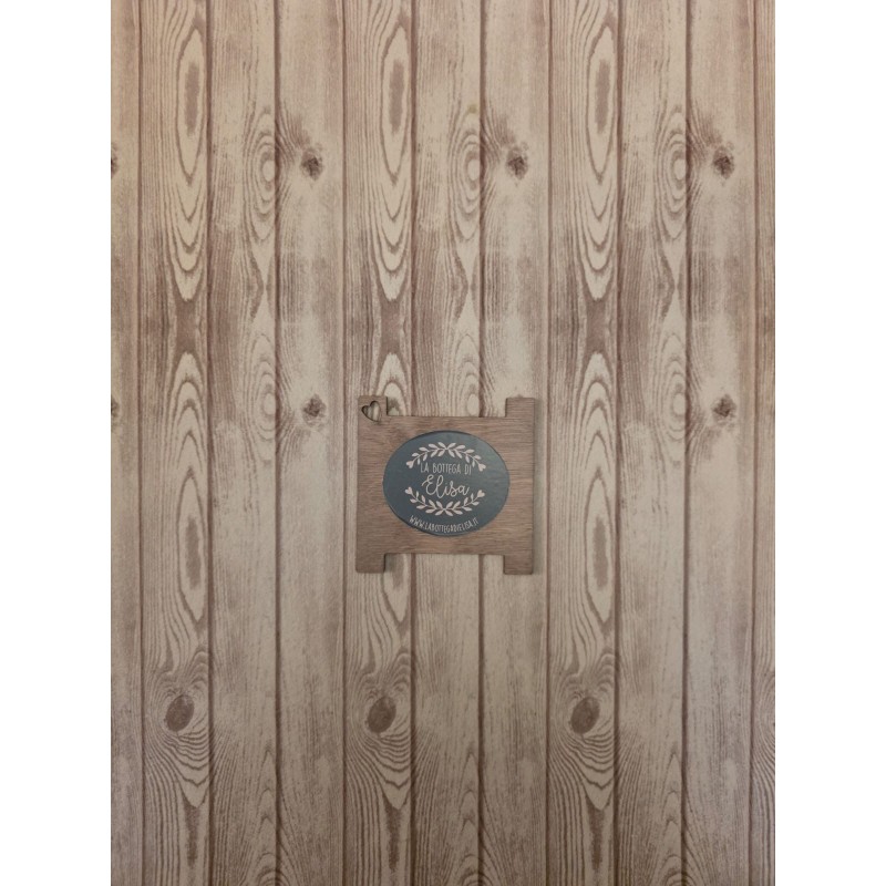 Feltro effetto legno  shabby 40x50cm banda larga