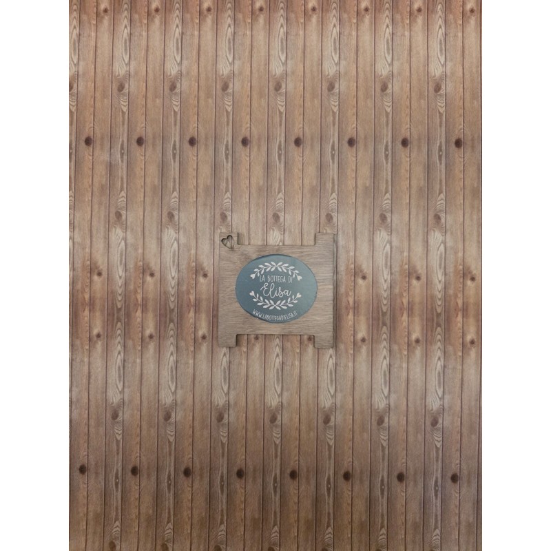 Feltro effetto legno miele 40x50cm a banda stretta