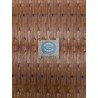 Feltro effetto legno noce 40x50cm a banda stretta