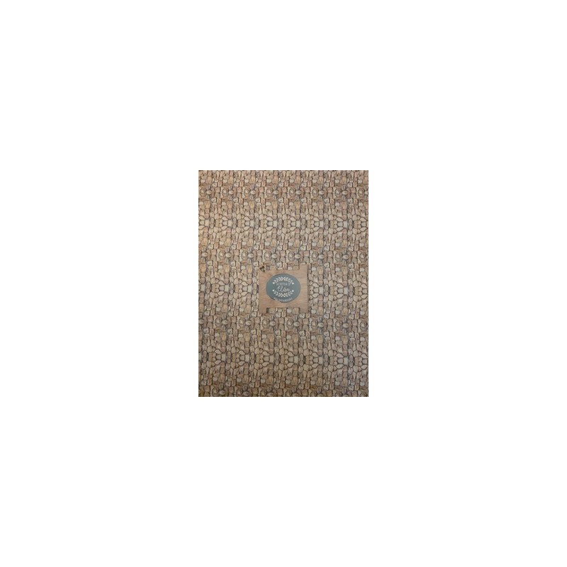 Feltro effetto legno pietra calda 40x50cm
