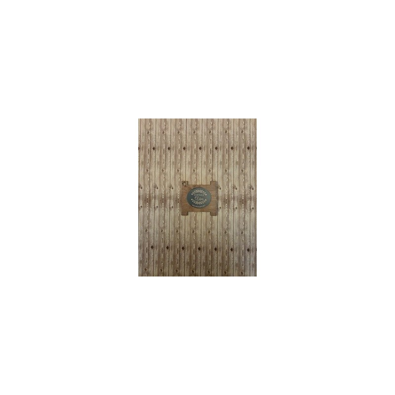 Feltro effetto legno shabby 40x50cm a banda stretta