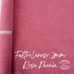 Rosa Peonia Feltro Lanoso 2 mm La Bottega di Elisa