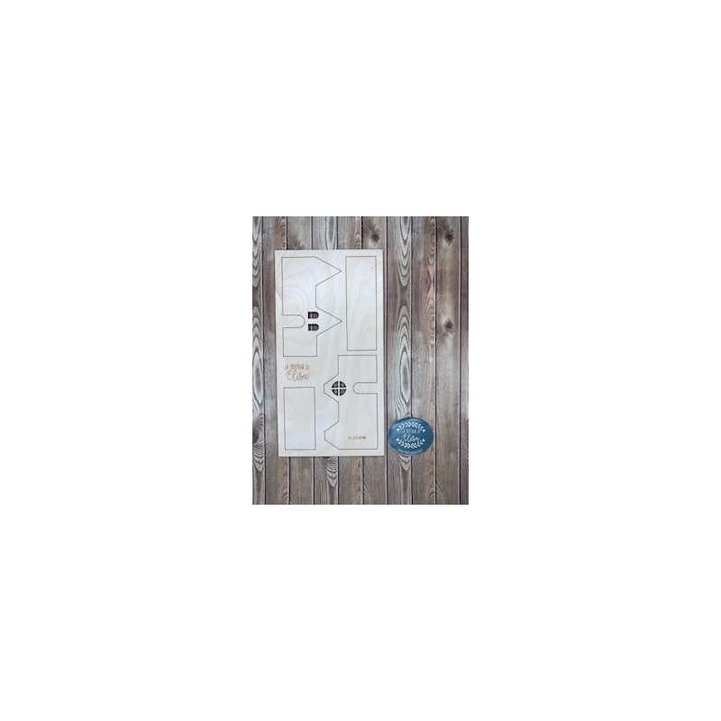 Carta " Monelli " in legno "Gemelle"
